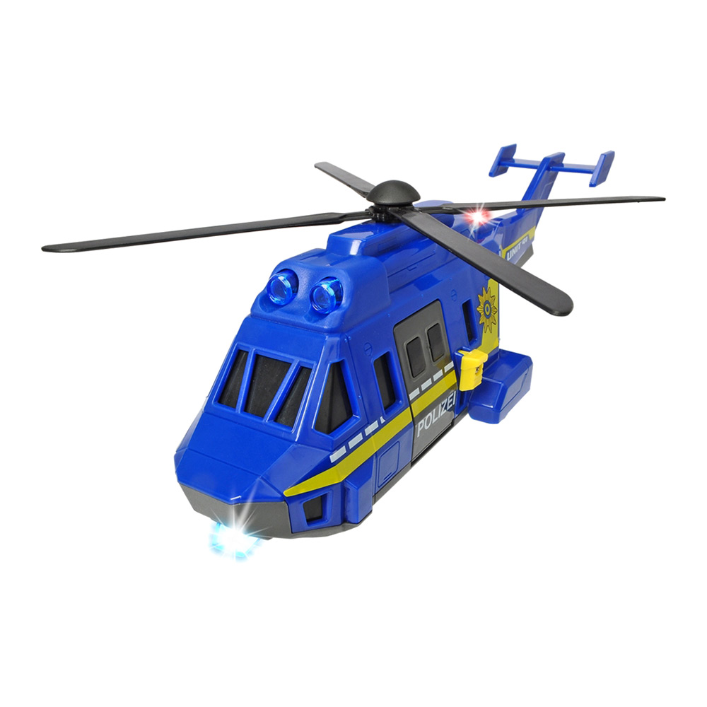 Акція на Іграшковий гелікоптер Dickie Toys SOS Сили особливого призначення Поліція 1:24 з ефектами 26 см (3714009) від Будинок іграшок