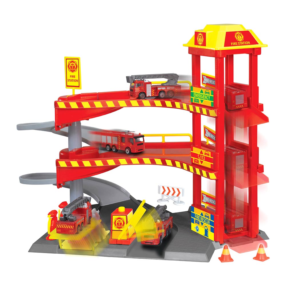 Акція на Ігровий набір Dickie Toys SOS Рятувальна станція Поліція 1:24 (3718000-1) від Будинок іграшок