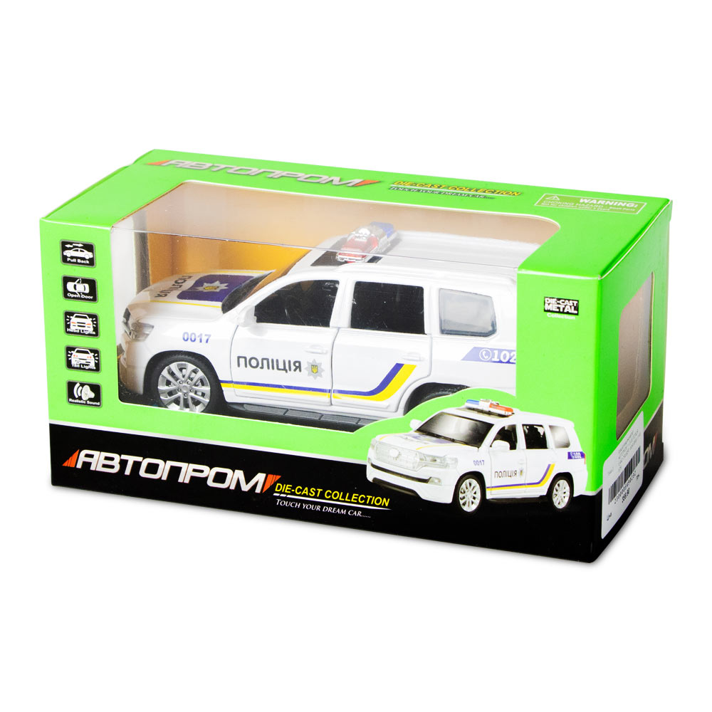 

Машинка Автопром Land cruiser Полиция 1:32 18 см (7844-3)