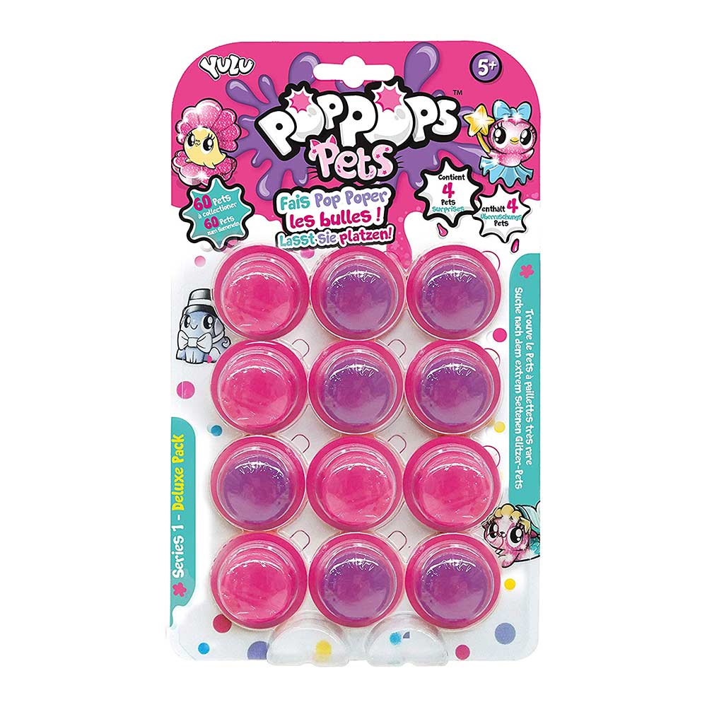 

Игровой набор Yulu Poppops Питомцы сюрприз со слаймом 12 шт (YL40002)