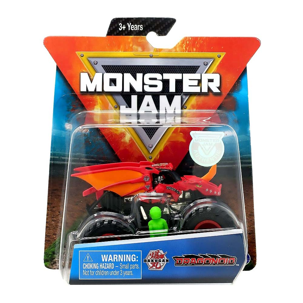 

Машинка Monster jam Бакуган драгоноид с фигуркой 1:64 (6044941-2)