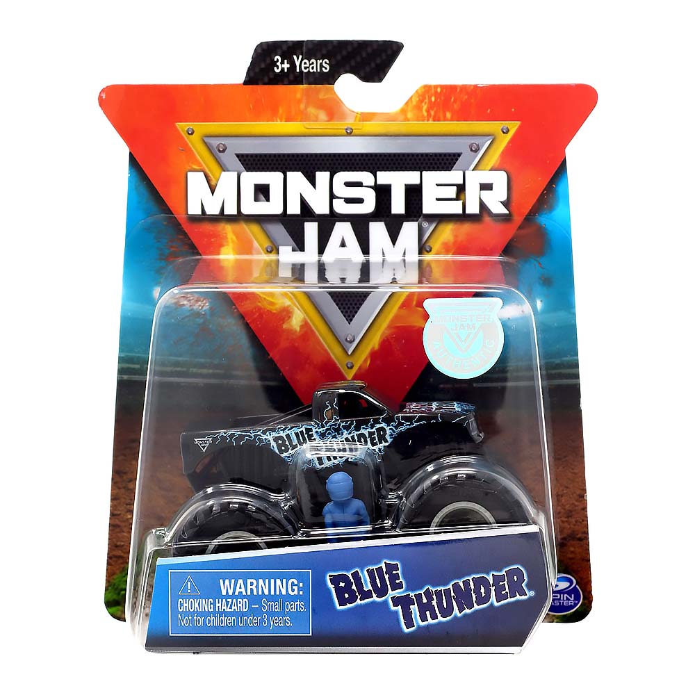 

Машинка Monster jam Синий гром с фигуркой 1:64 (6044941-5)