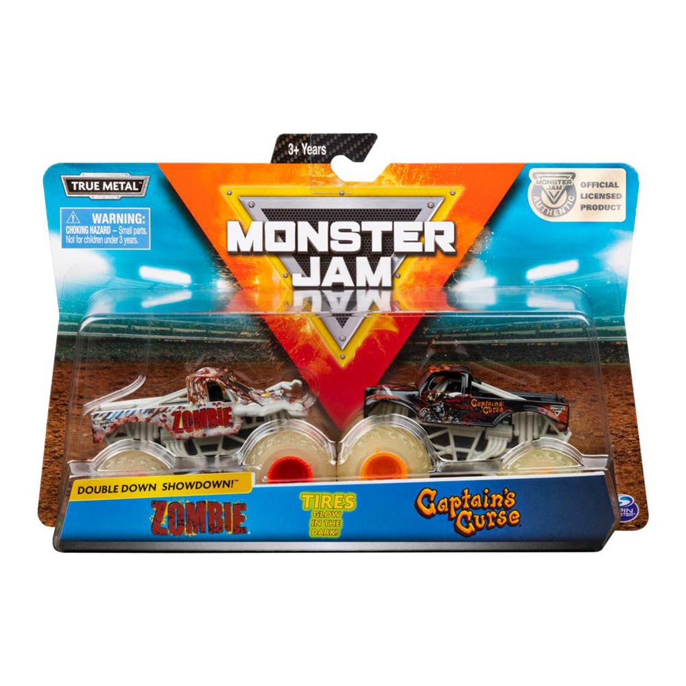

Набір машинок Monster Jam Зомбі та Прокляття капітана 1:64 (6044943-2)