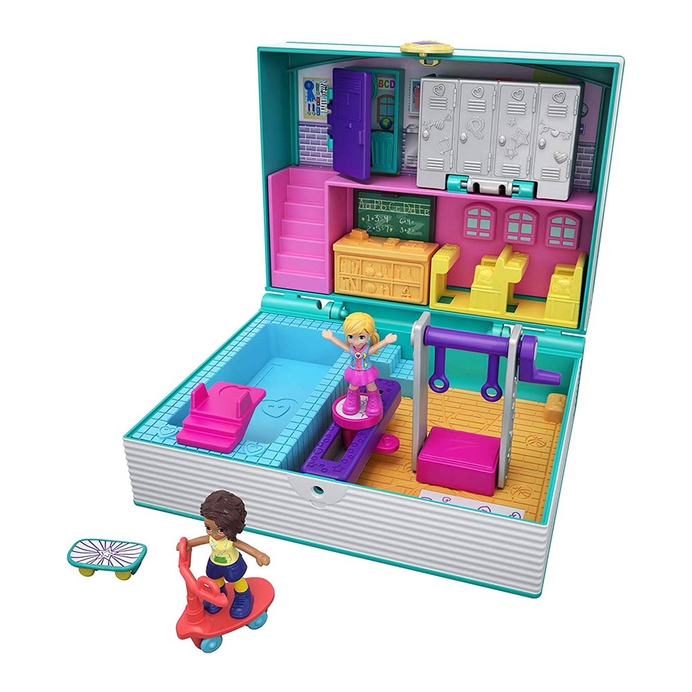 

Игровой набор Polly Pocket Карманный мир Миниатюрная средняя школа (FRY35/GFM48)