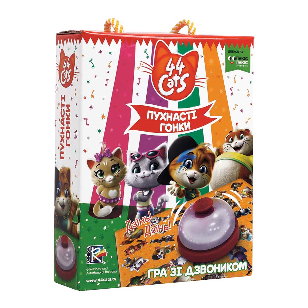 

Настольная игра Vladi Toys 44 кота Пушистые гонки на украинском (VT8010-07)