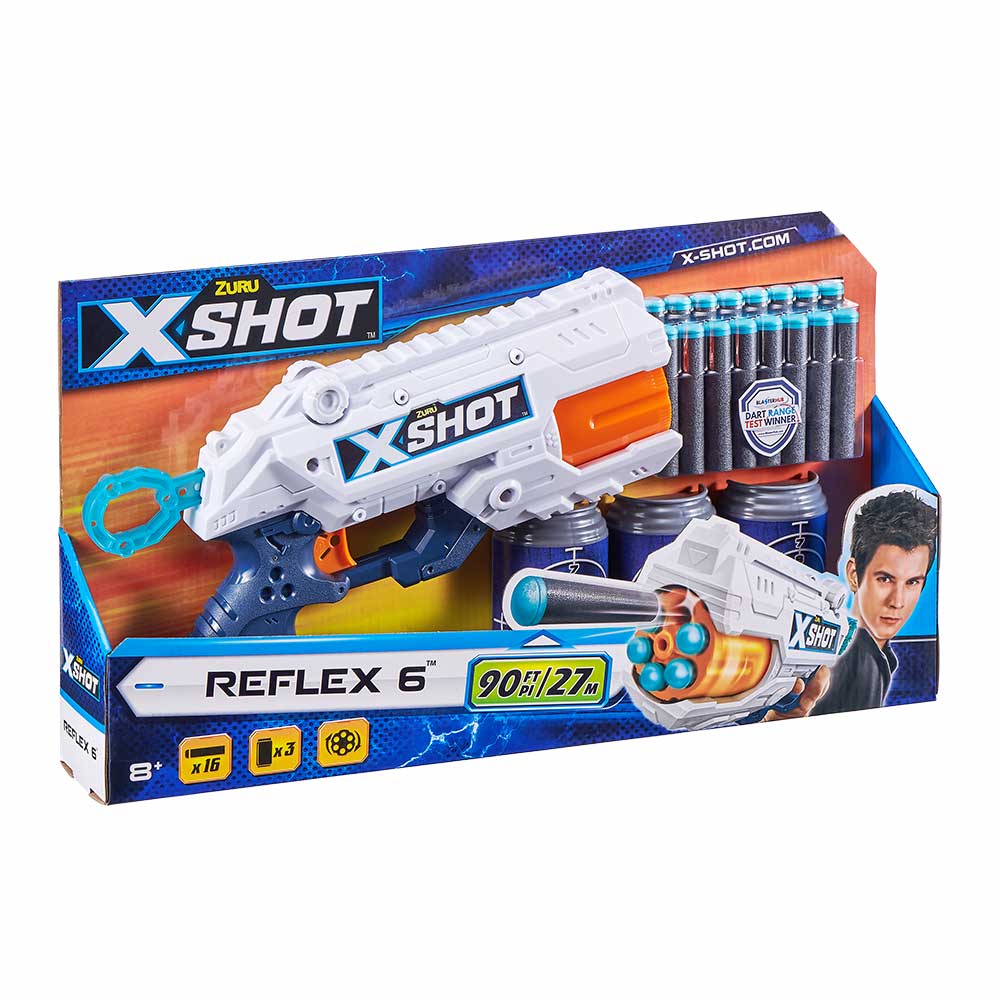 

Скорострельный бластер X-Shot Excel Reflex 6 (36378Z)