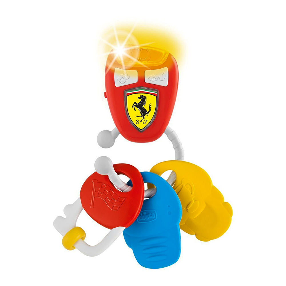 

Подвеска-погремушка Chicco Электронные ключи Ferrari с эффектами (8058664095124)