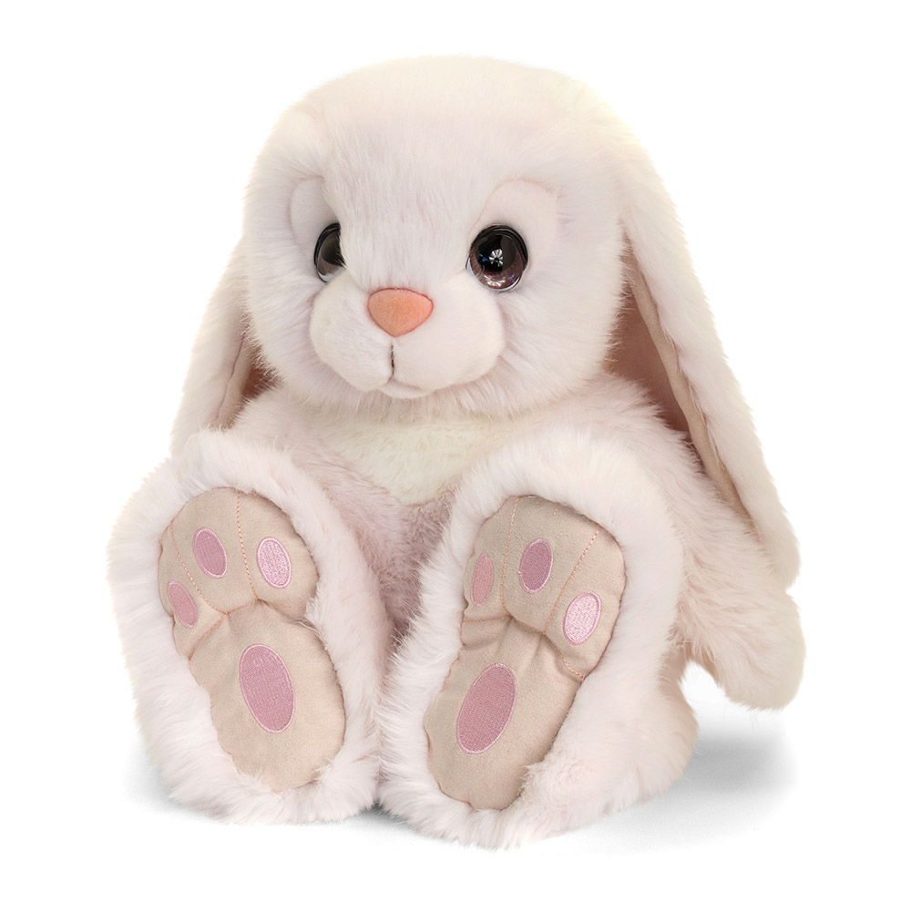 Акція на Мягкая игрушка Keel toys Сидящий кролик белый 35 см (SR2519/4) від Будинок іграшок