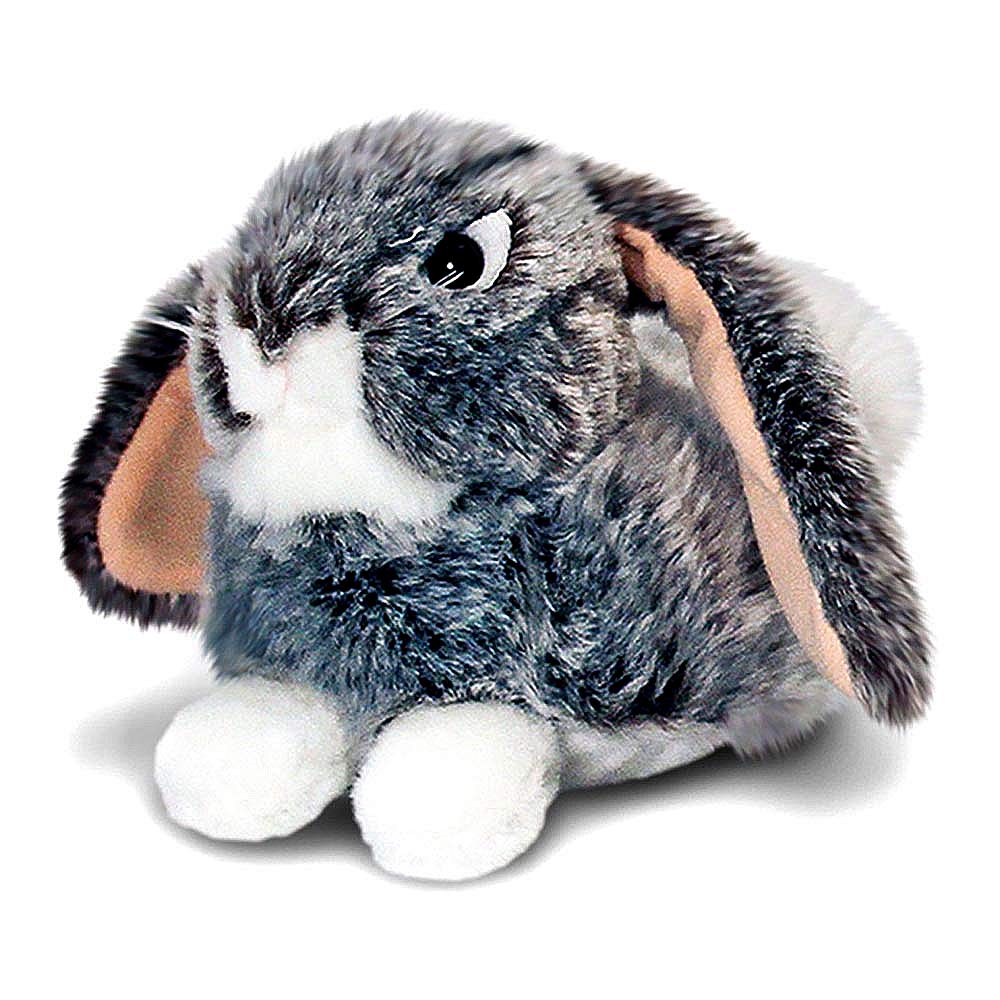 

Мягкая игрушка Keel toys Лежащий кролик серый 25 см (SR3788/3)