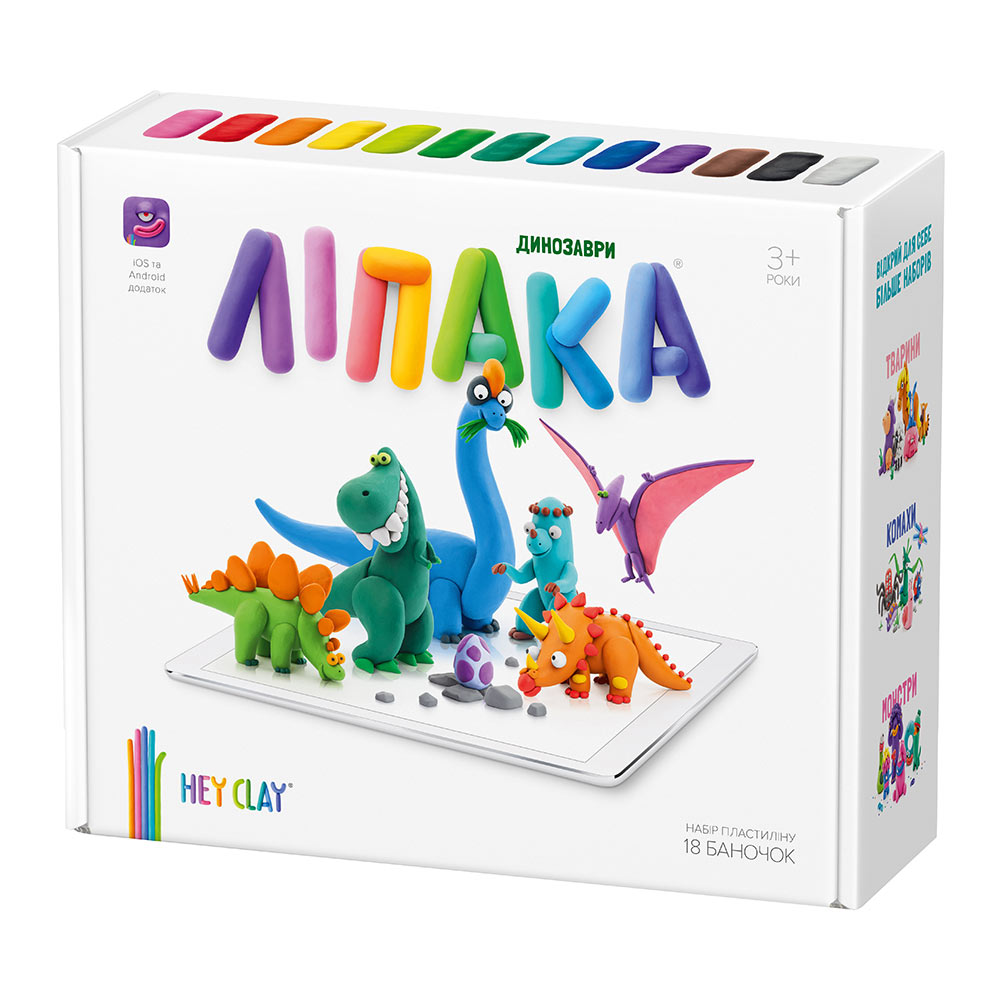 

Набор для лепки ЛІПАКА Динозавры (s006dinos)