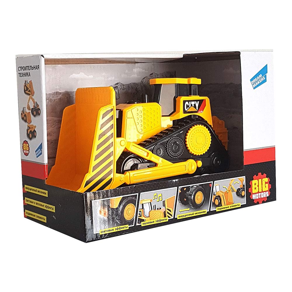 

Машинка Big Motors Бульдозер із ефектами (998-49B)