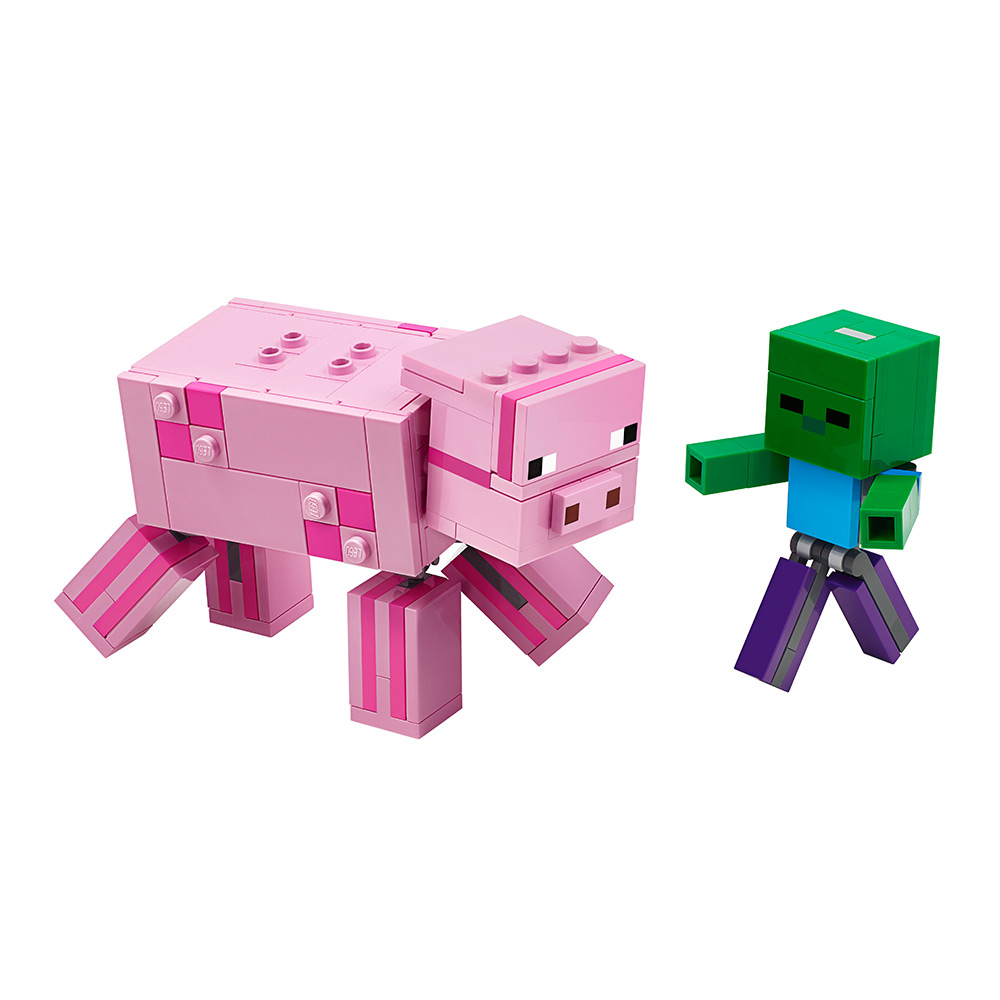 

Конструктор LEGO Minecraft Свинья и зомби-ребёнок (21157)