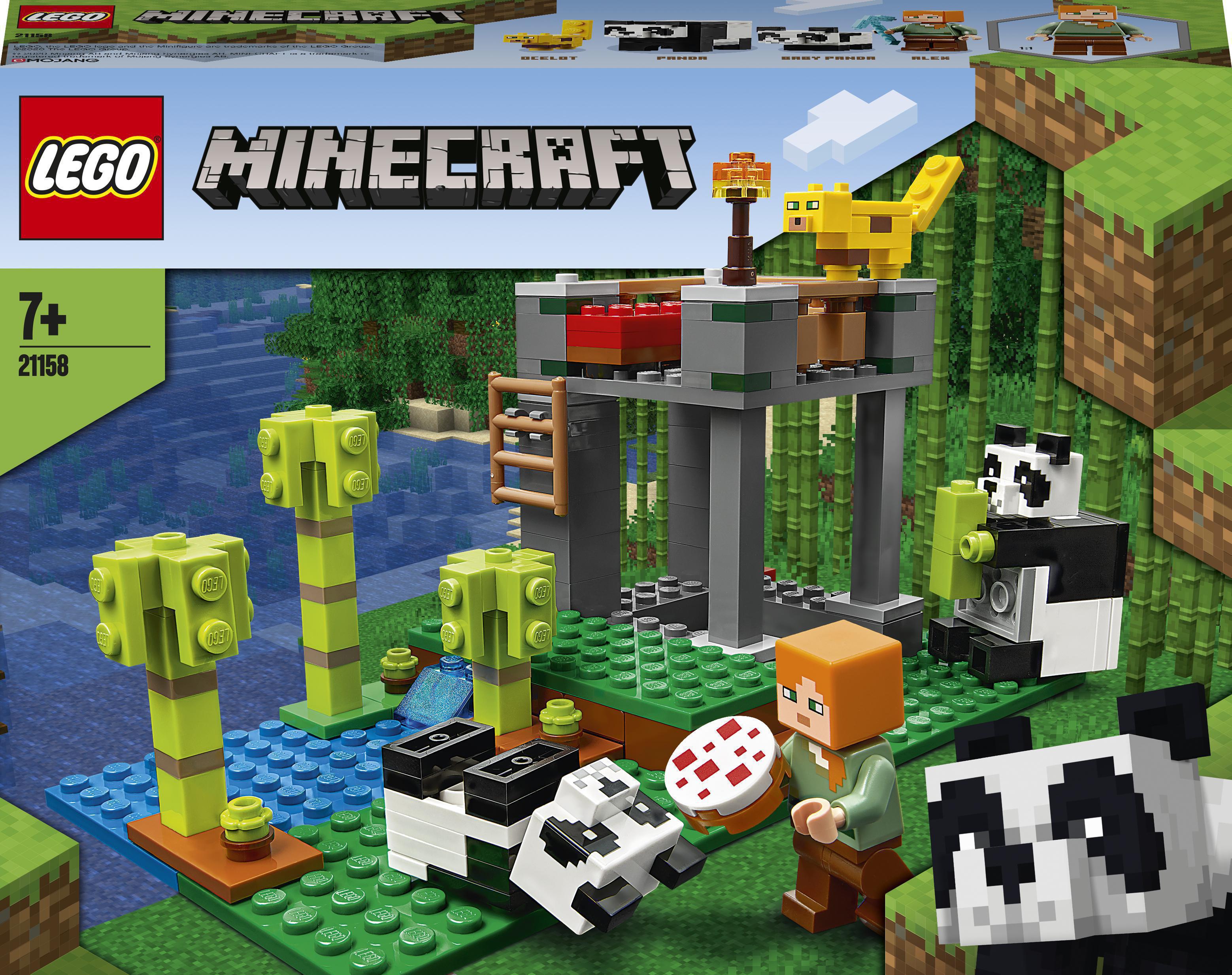 

Конструктор LEGO Minecraft Питомник панд (21158)