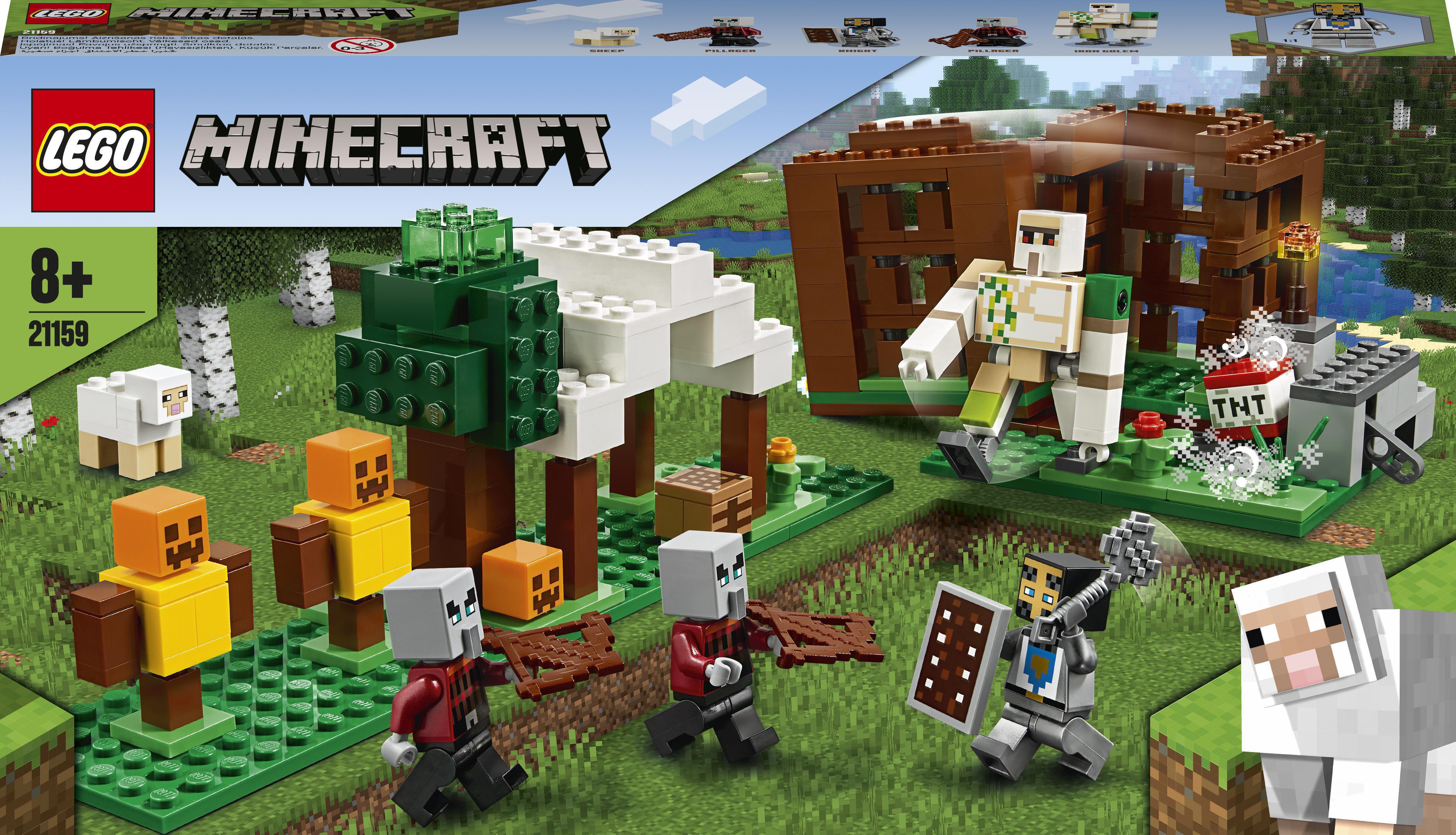 

Конструктор LEGO Minecraft Аванпост разбойников (21159)