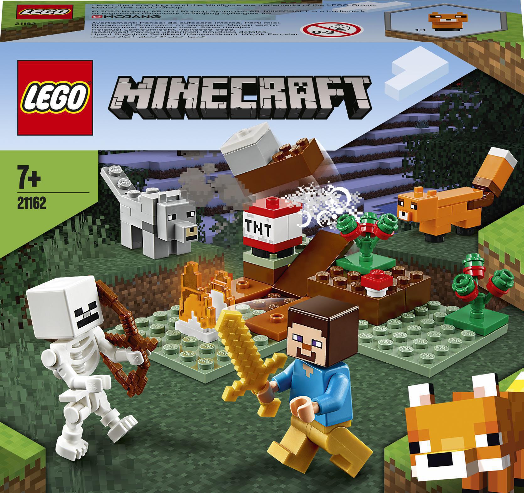 

Конструктор LEGO Minecraft Приключения в тайге (21162)