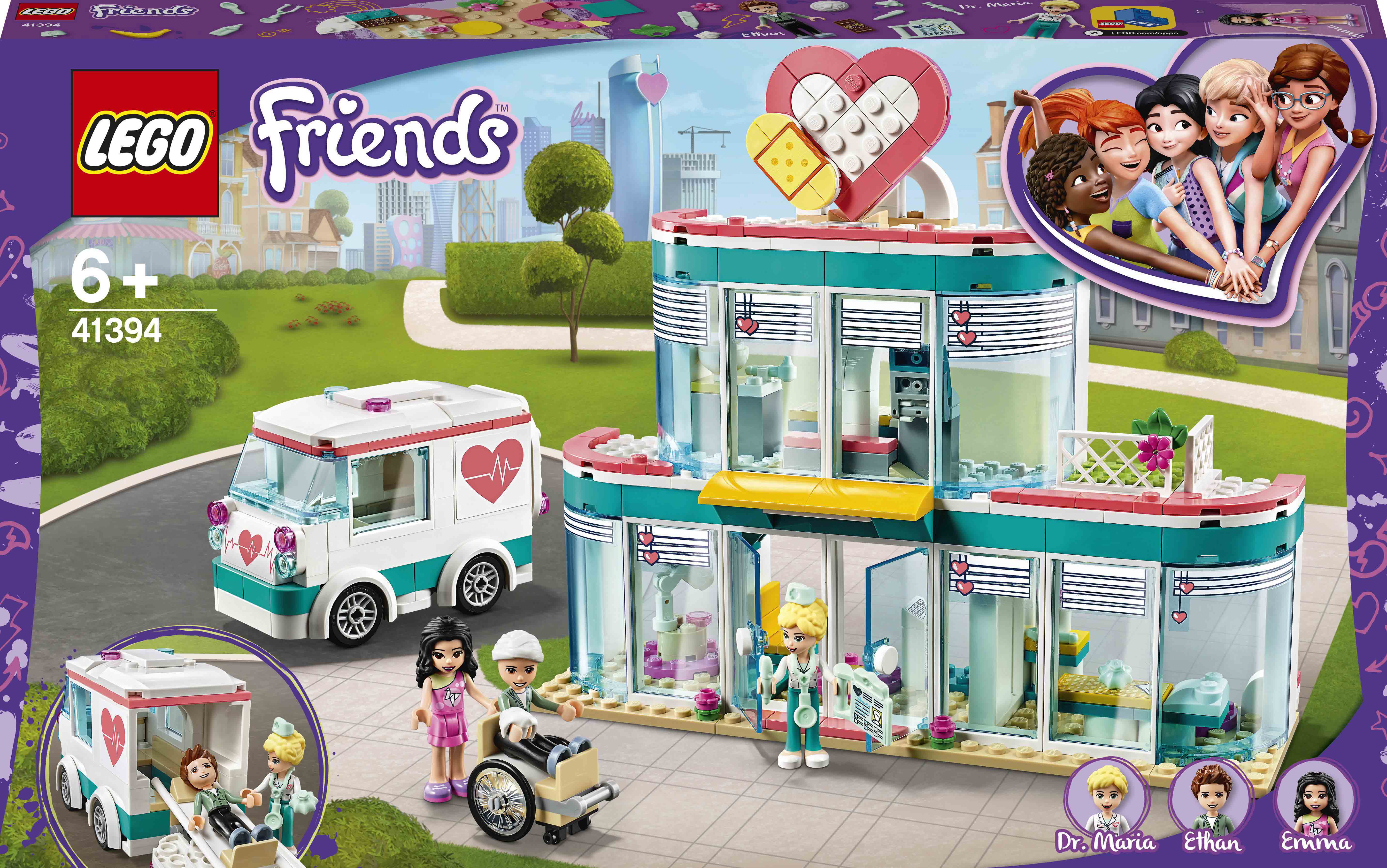 

Конструктор LEGO Friends Городская больница Хартлейк Сити (41394)