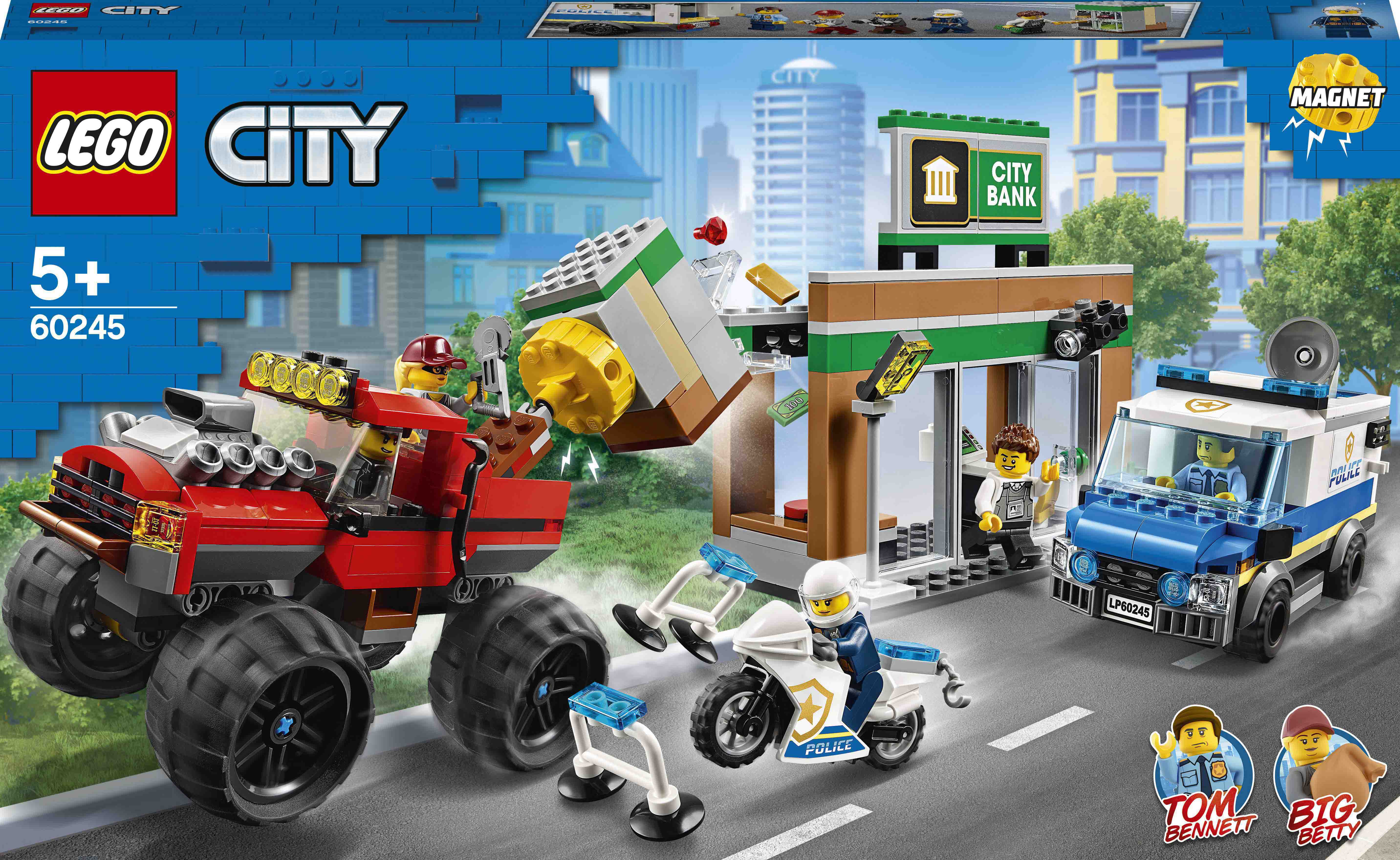 

Конструктор LEGO City Ограбление полицейского монстр-трака (60245)