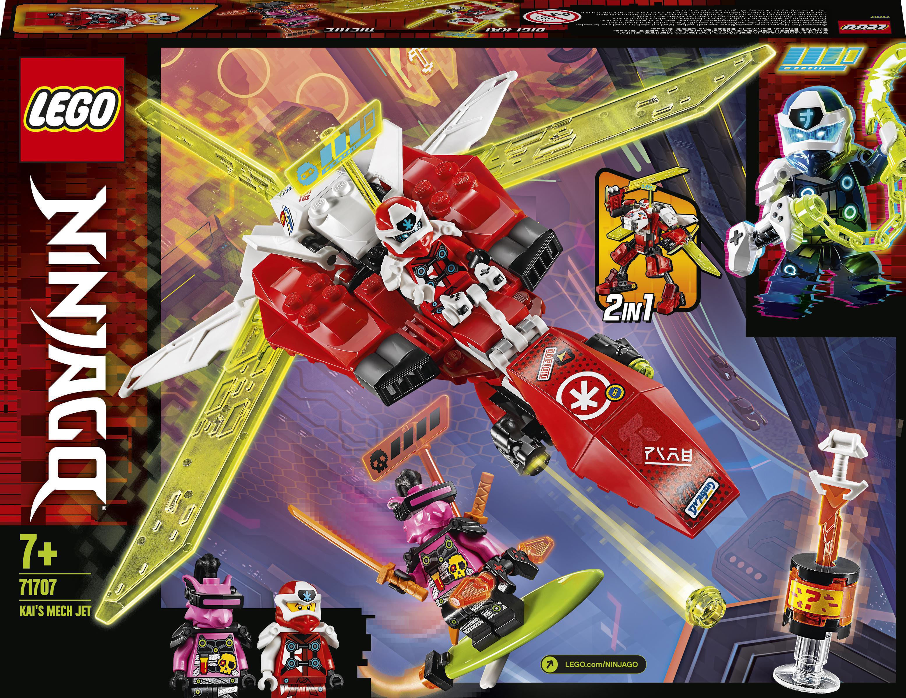 

Конструктор LEGO Ninjago Реактивный самолёт Кая (71707)