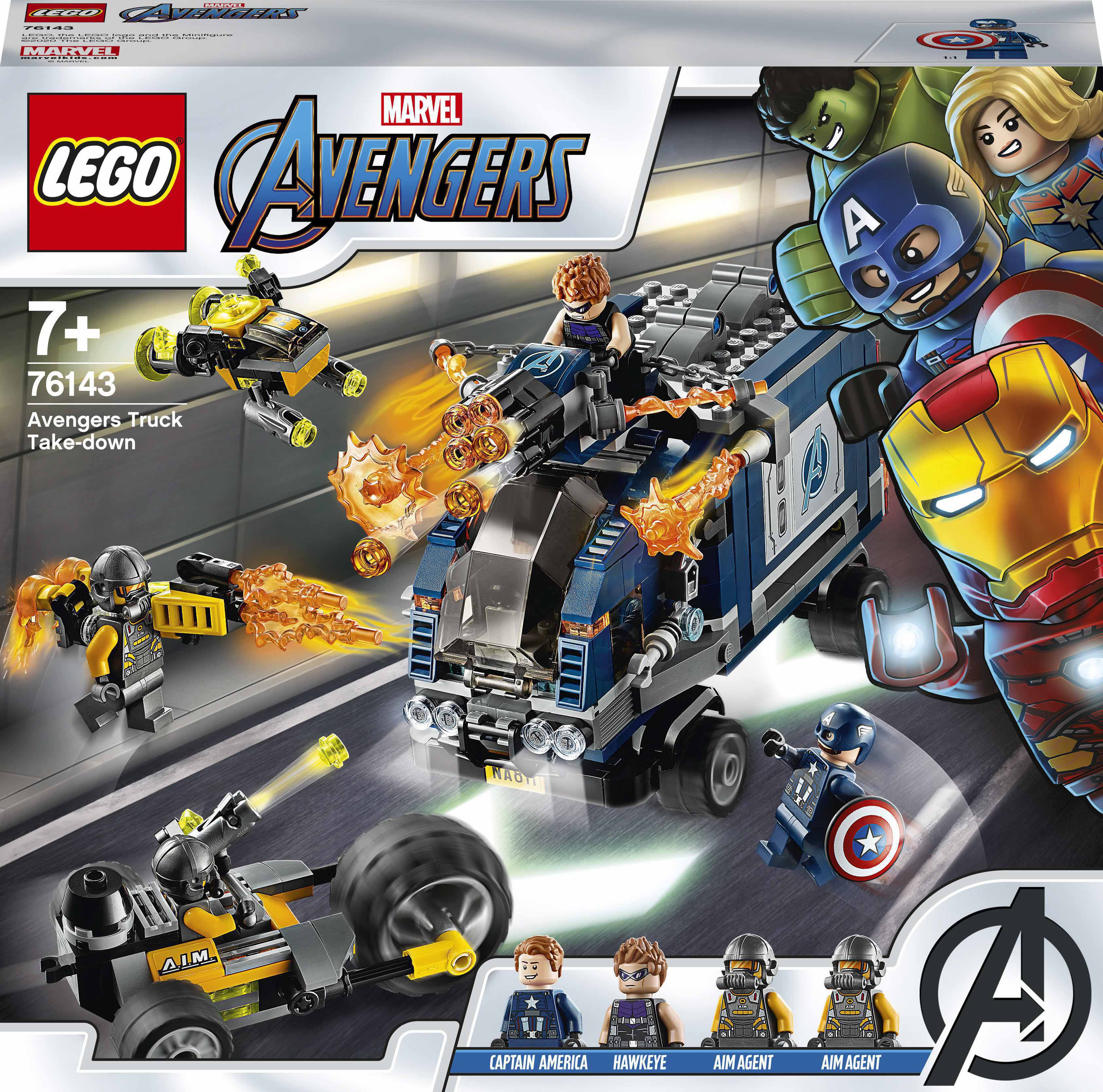 

Конструктор LEGO Marvel Super Heroes Мстители Нападение на грузовик (76143)