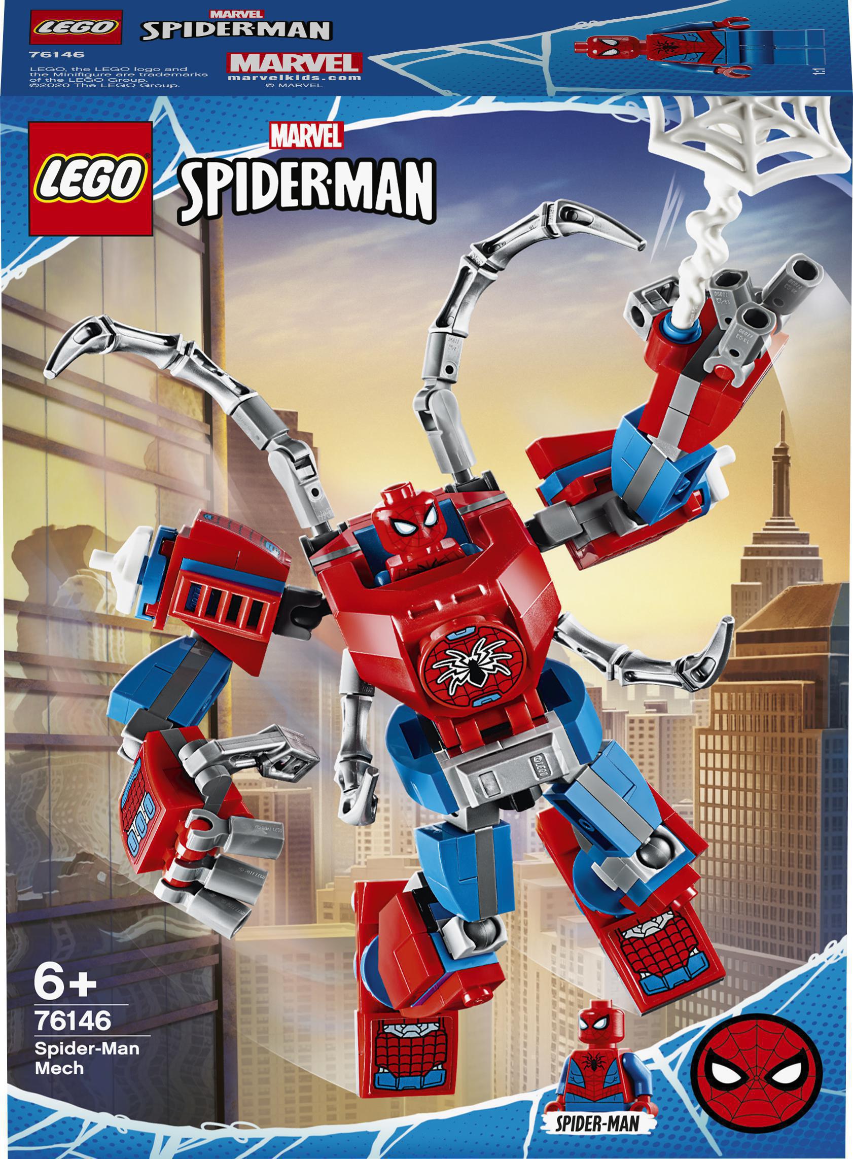 

Конструктор LEGO Marvel Super Heroes Человек-Паук трансформер (76146)