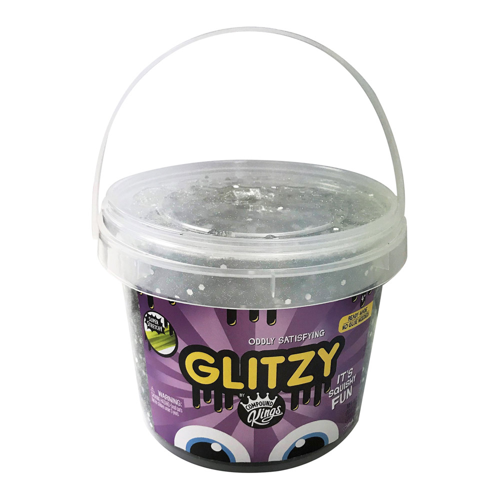 

Слайм Compound kings Glitzy серебристый 1360 г (110261)