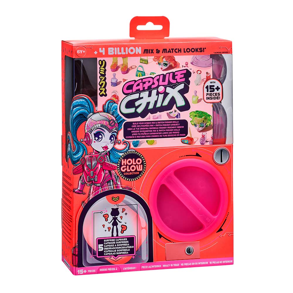 

Ляльковий набір Moose Capsule chix Holo glow сюрприз (59205)