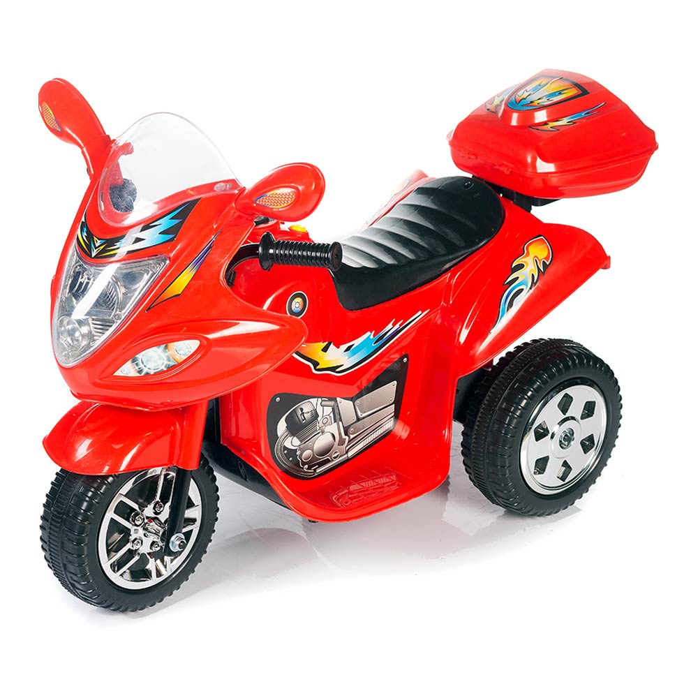 

Электромотоцикл Babyhit Маленький гонщик красный (71629)