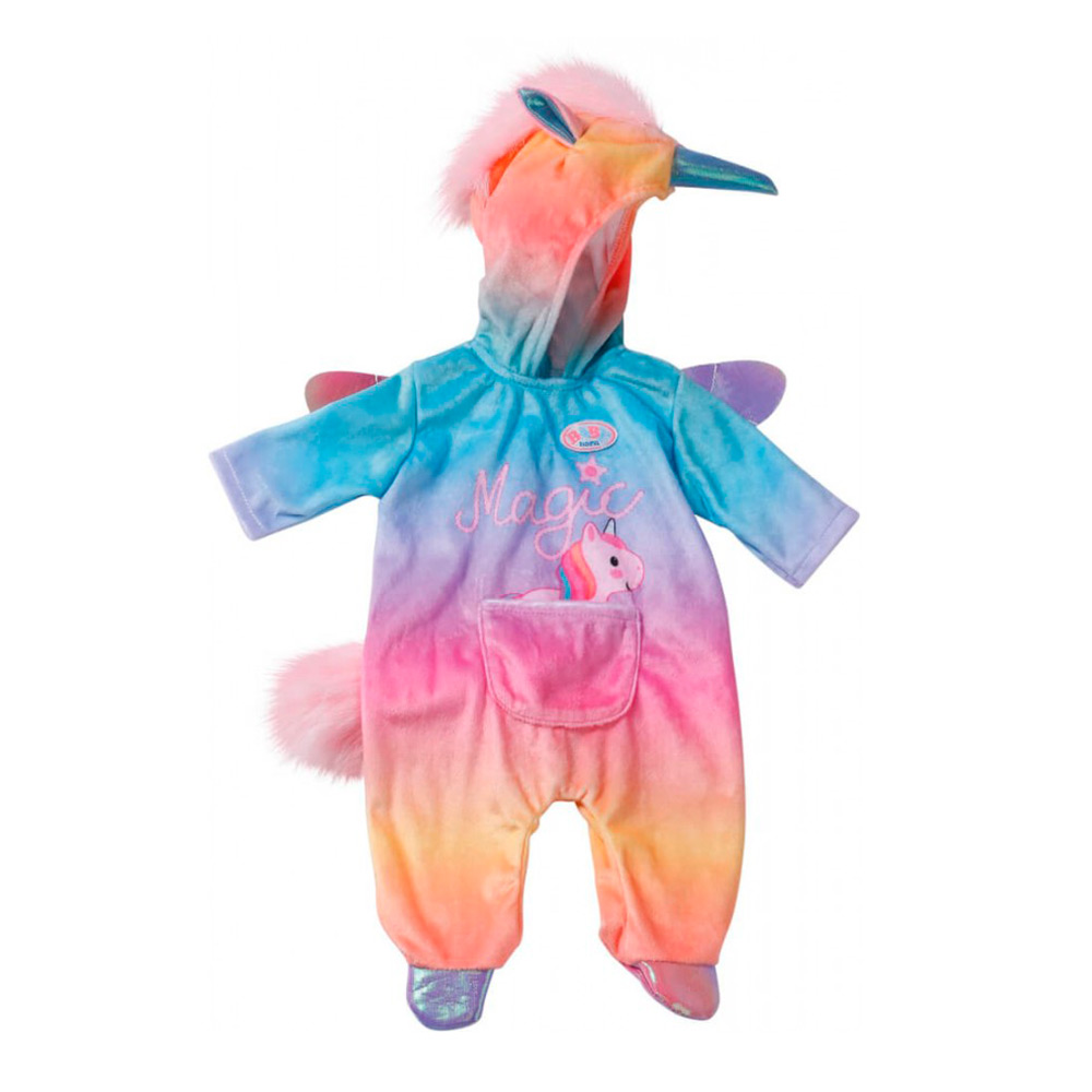 Акция на Одежда для куклы Baby Born Радужный единорог (828205) от Будинок іграшок