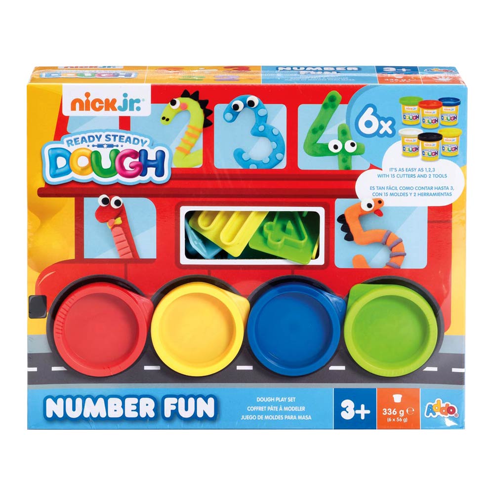 

Набор для лепки Addo Ready steady dough Веселые цифры (318-13132-BN/3)