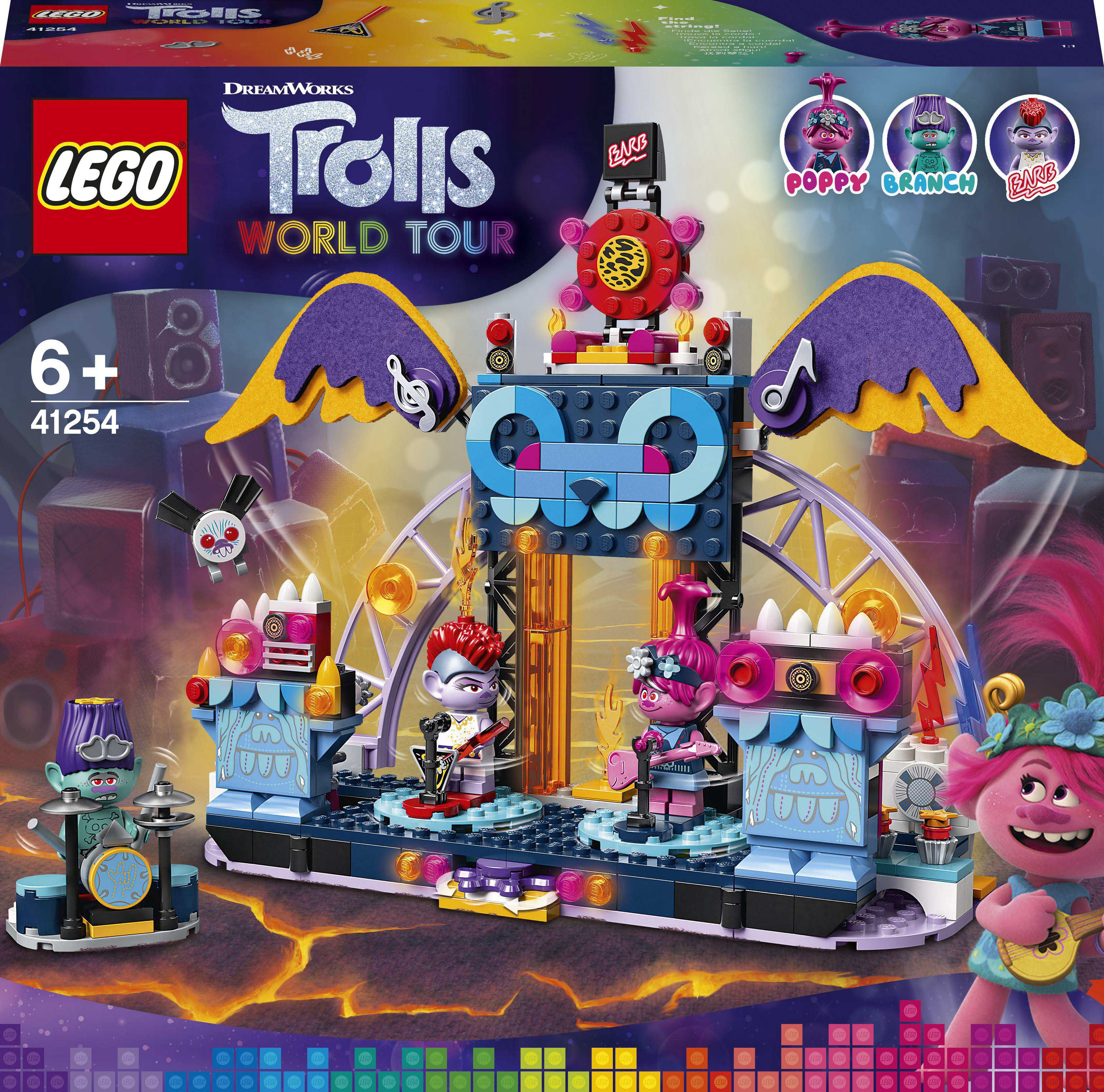 

Конструктор LEGO Trolls world tour Грандиозный рок-концерт в городе (41254)