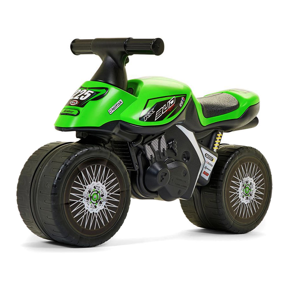 

Беговел Falk Kawasaki KX Маленькие гонщики зеленый (402KX)