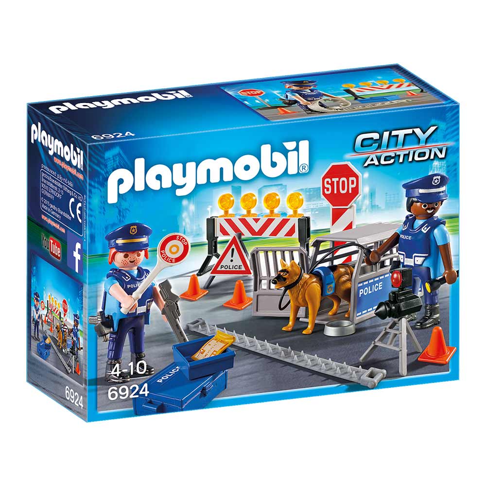 

Конструктор Playmobil City action Полицейский блокпост (6924)