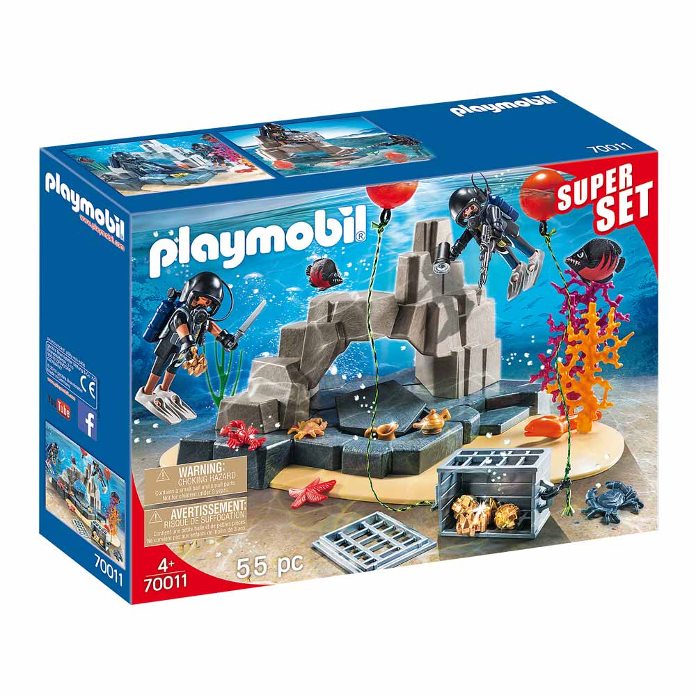

Конструктор Playmobil Super set Тактический дайвинг (70011)