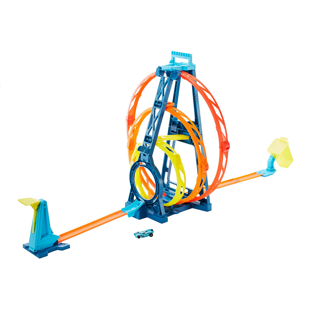 

Трек Hot Wheels Track builder Тройная петля (GLC96)