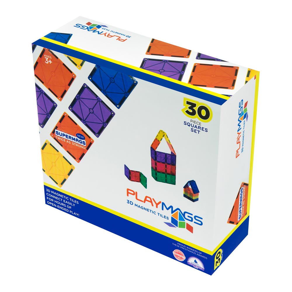 Акція на Конструктор Playmags Магнитный набор 30 элементов (PM154) від Будинок іграшок