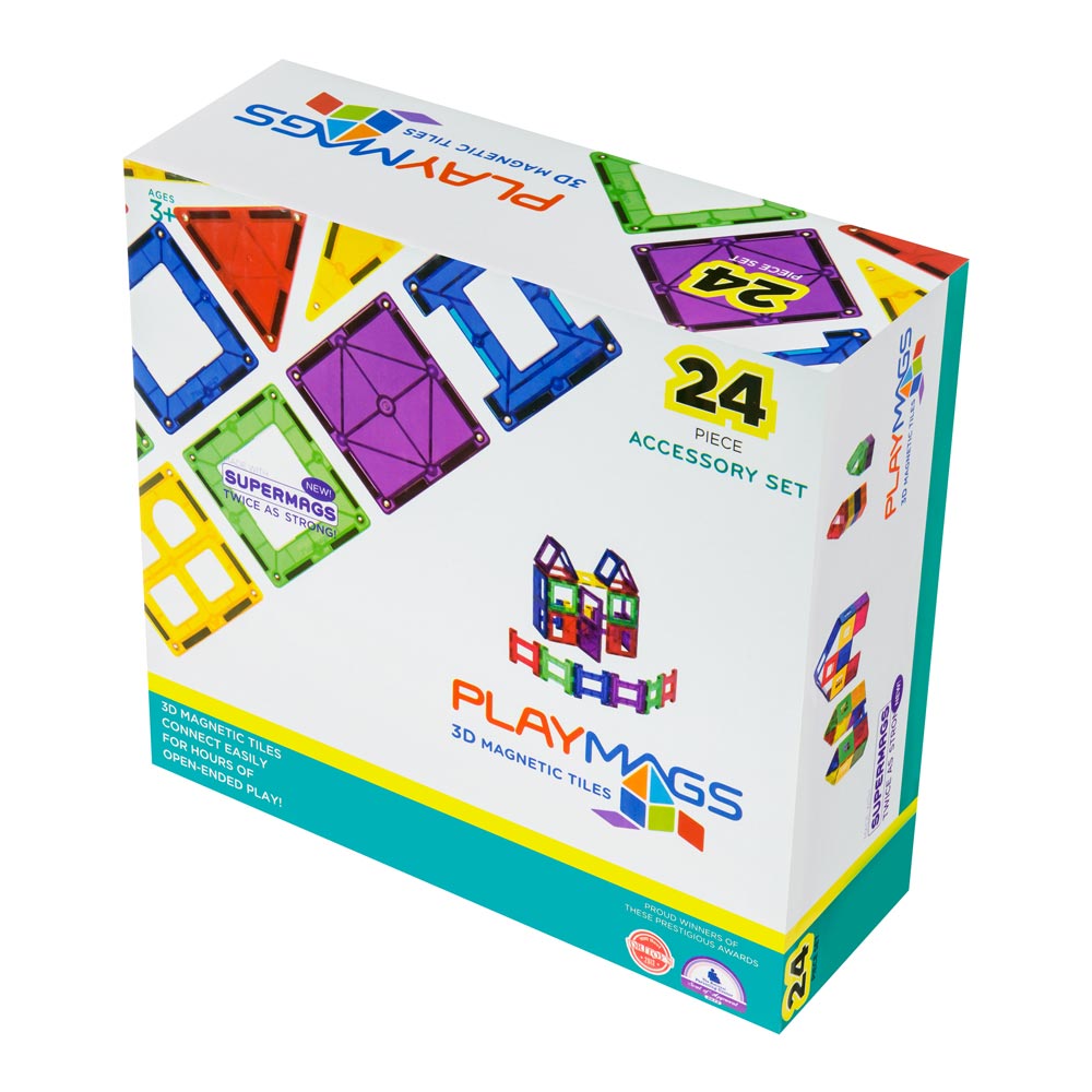

Конструктор Playmags Магнитный набор 24 элемента (PM162)