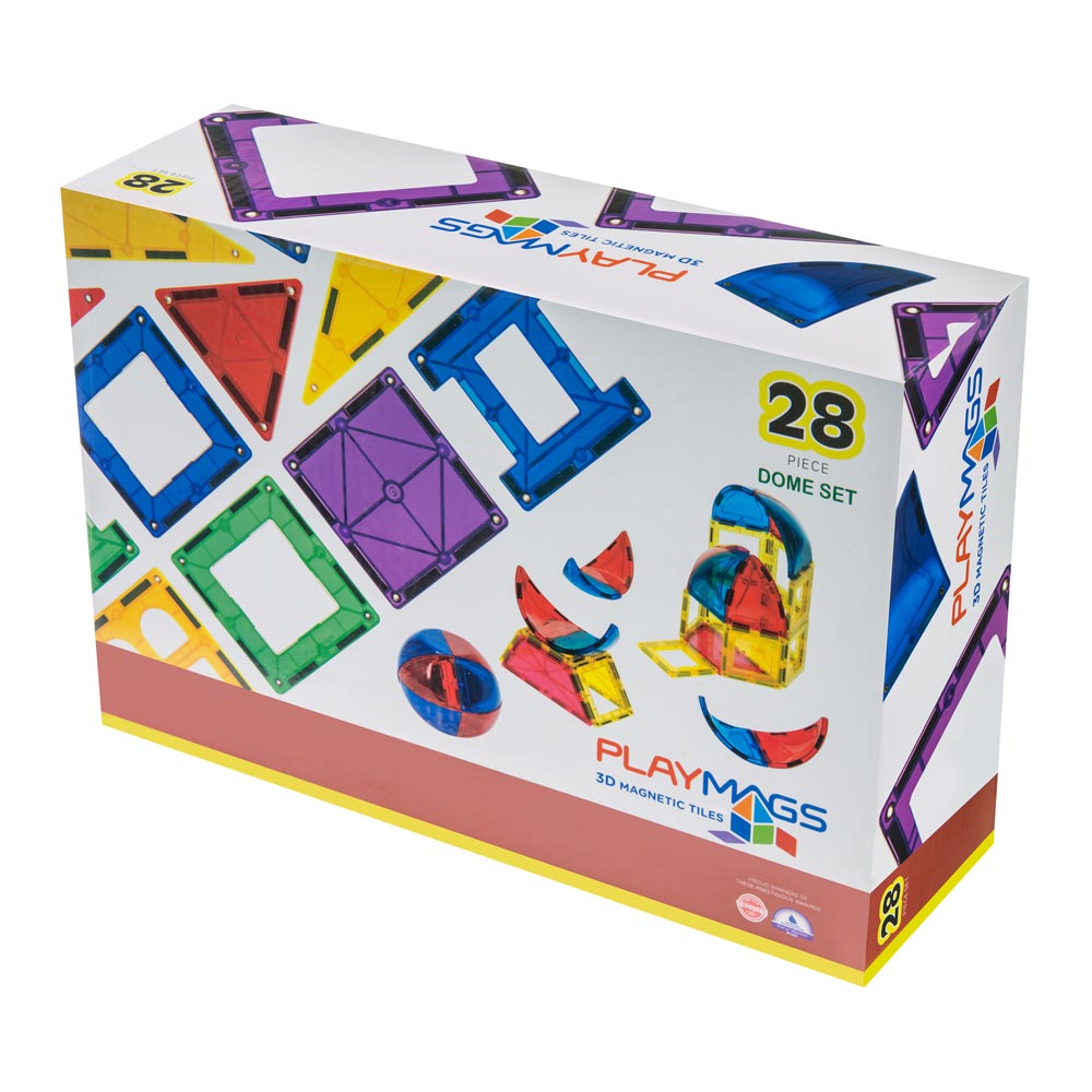 

Конструктор Playmags Магнитный набор 28 элементов (PM164)