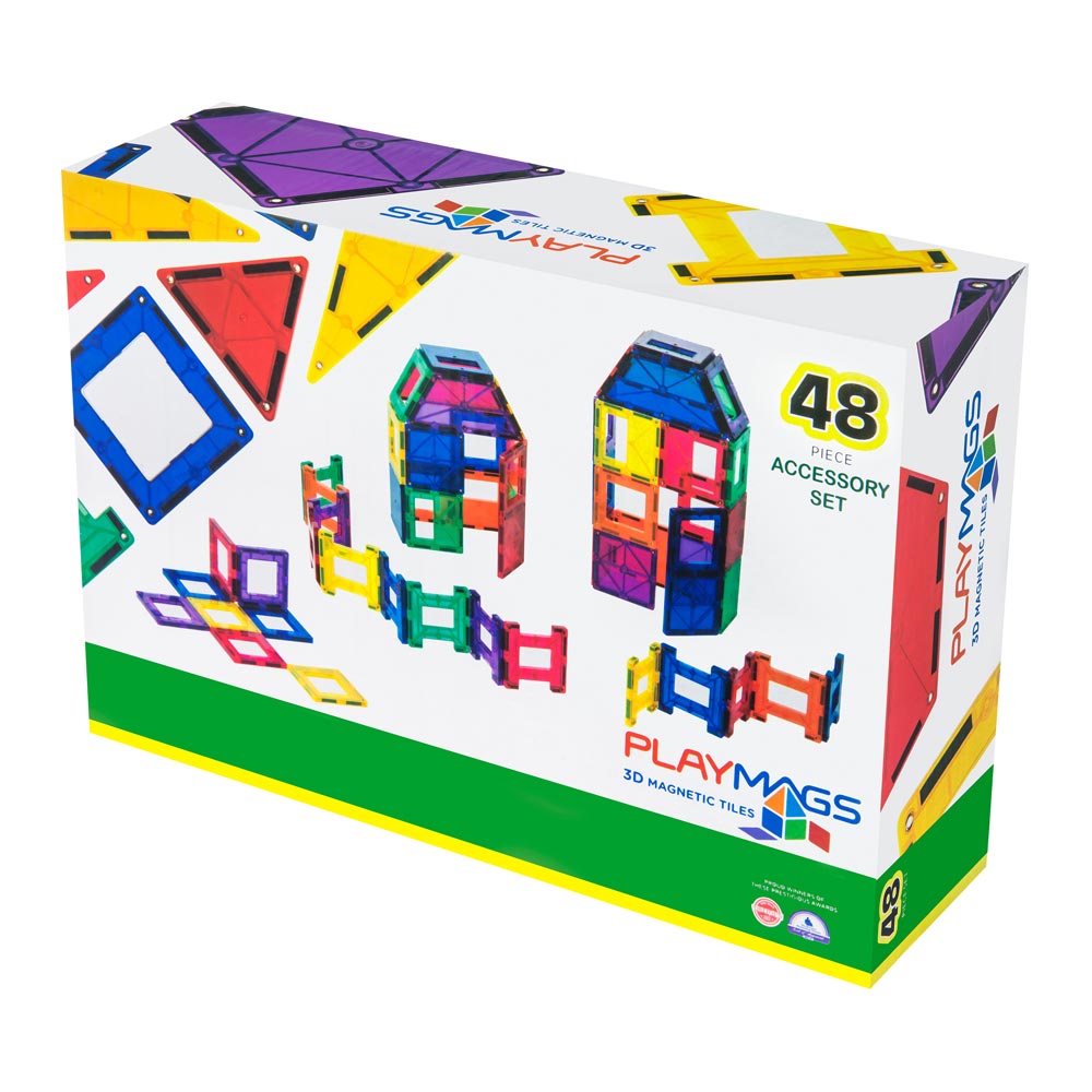 

Конструктор Playmags Магнитный набор 48 элементов (PM161)