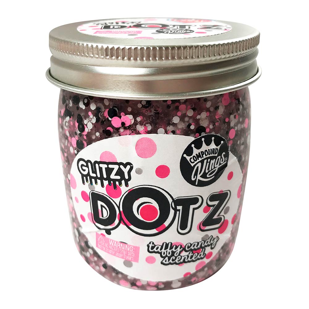 

Слайм Compound kings Glitzy Dotz с ароматом ириски 210 г (300146-4)