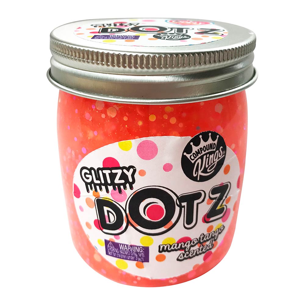 

Слайм Compound kings Glitzy Dotz с ароматом манго 210 г (300146-5)