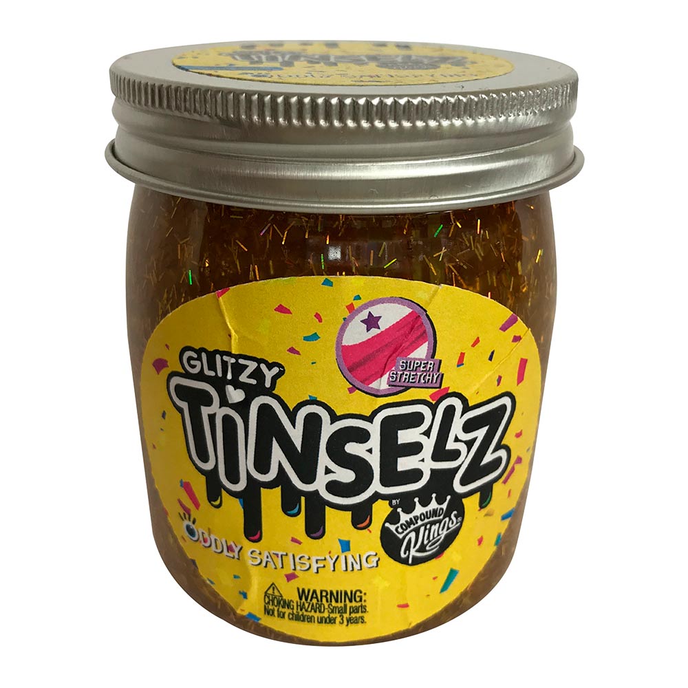 

Слайм Compound kings Glitzy Tinselz с ароматом ананаса 210 г (300189-1)