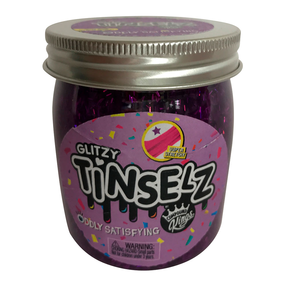 

Слайм Compound kings Glitzy Tinselz с ароматом винограда 210 г (300189-5)