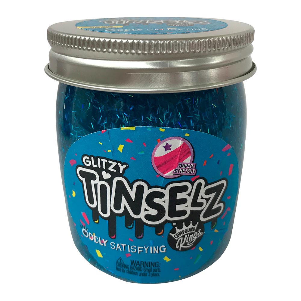 

Слайм Compound kings Glitzy Tinselz с ароматом малины 210 г (300189-7)