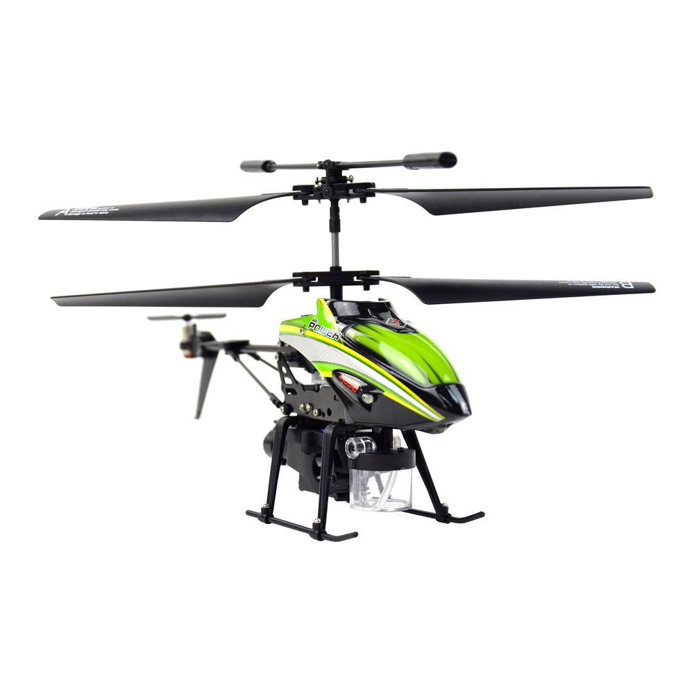 

Игрушечный вертолет WL Toys Мыльные пузыри зеленый (WL-V757g)