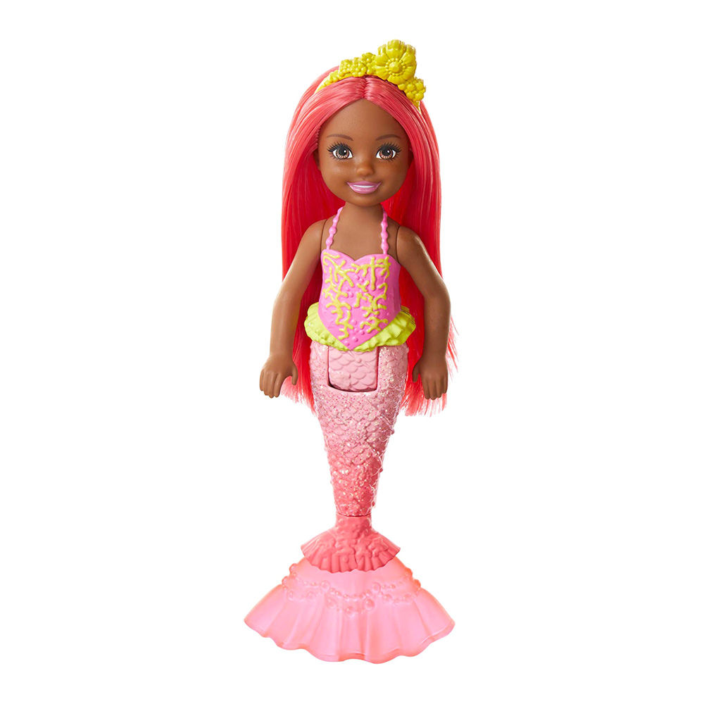 

Кукла Barbie Dreamtopia Русалочка Челси и друзья темно-розовые волосы (GJJ85/GJJ87)