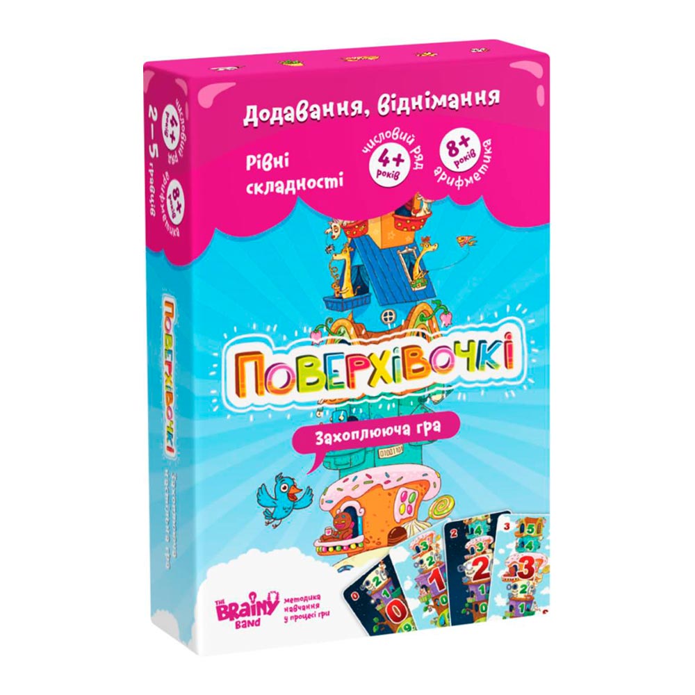 

Настольная игра Банда розумників Этажики на украинском (УКР011U)