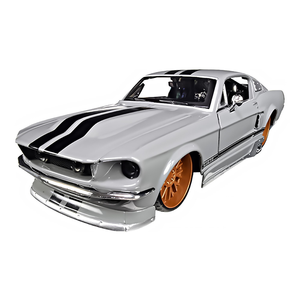

Автомодель Maisto Allstars 1967 Ford Mustang GT 1:24 серая (31094 met. grey)