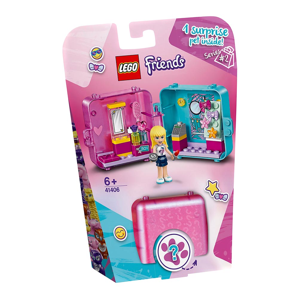 

Конструктор-сюрприз LEGO Friends Игровой куб Стефани на шопинге (41406)