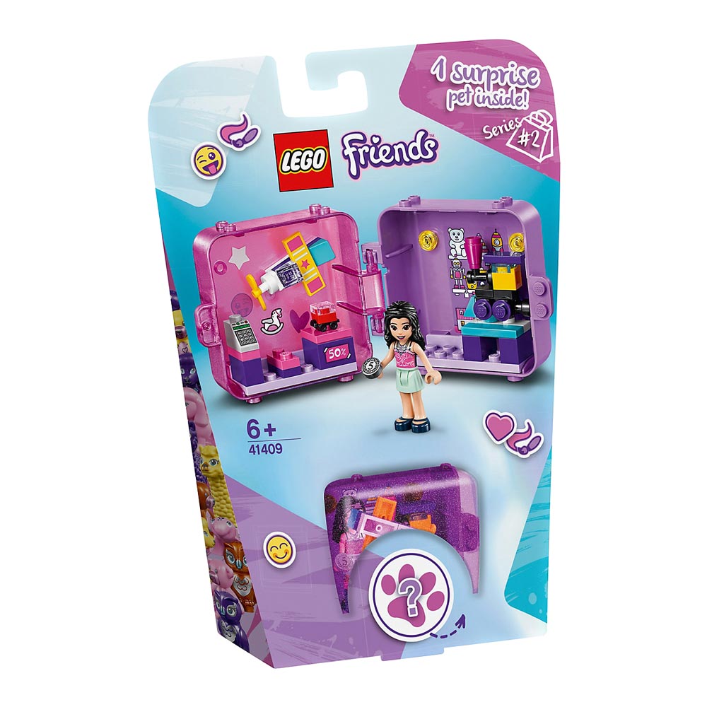 

Конструктор-сюрприз LEGO Friends Игровой куб Эмма на шопинге (41409)