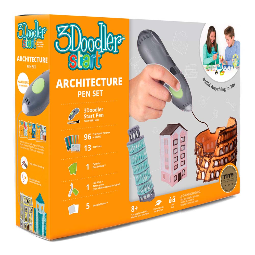 

Набор 3Doodler Start Ручка Архитектор и 96 стержней (3DS-ARCP-COM)